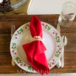 Rustic Christmas Tablescape from Marty's Musings