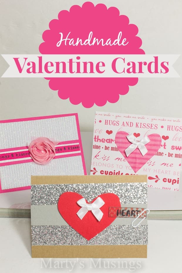Easy Handmade Valentine Cards - Marty's Musings