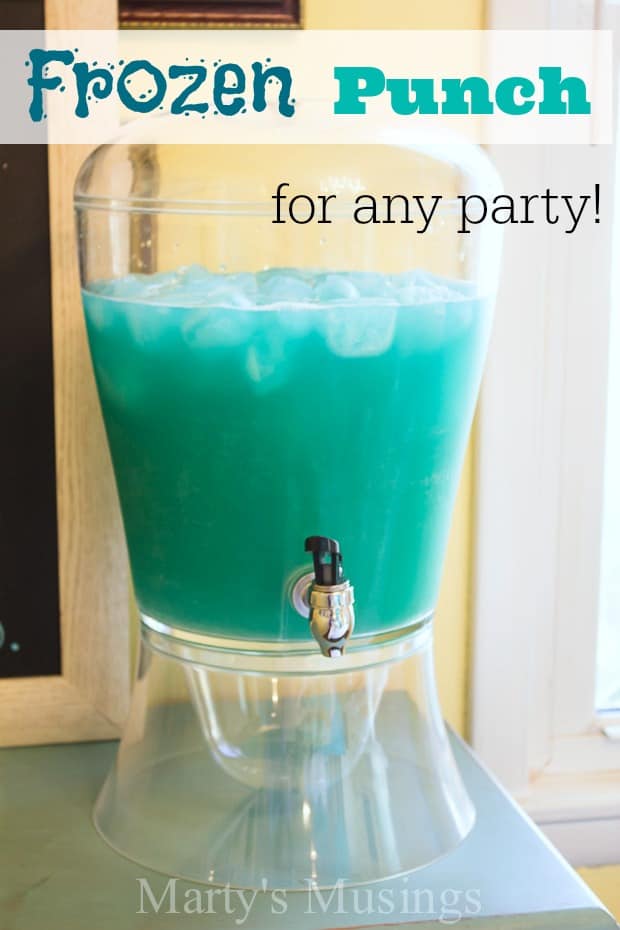 Blue Frozen Punch for Any Party - Marty's Musings
