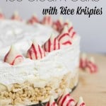 Easy Ice Cream Cake with Rice Krispies - Marty's Musings