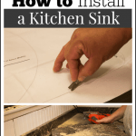 How to Install a Kitchen Sink - Marty's Musings