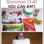 Marshmallow Snowman Craft (you can eat!) - Marty's Musings
