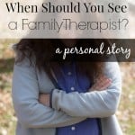 Not sure when or how to ask for professional help with a personal situation? Blogger Marty's Musings shares a personal story of encouragement.