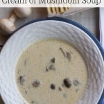 With just a few handy ingredients, this homemade slow cooker Cream of Mushroom Soup from Marty's Musings will delight the entire family and is a tasty budget dinner.