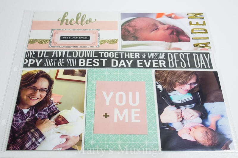 6 Home Scrapbook Layouts