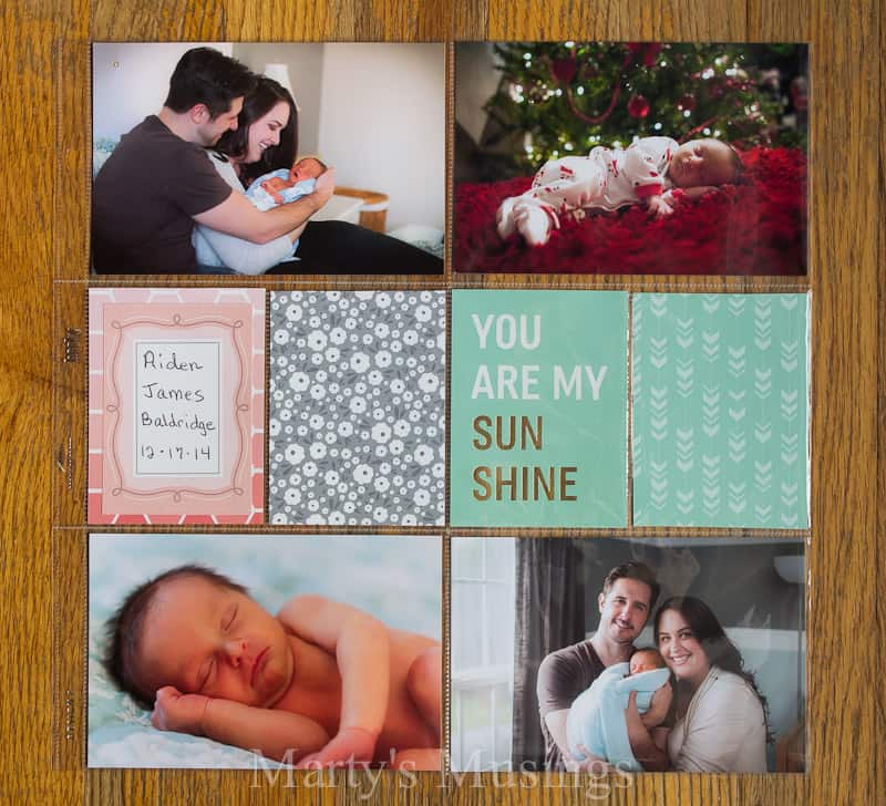 Using pocket pages and precut cards you can simplify your family memory keeping with these easy family scrapbook ideas using Jen Hadfield's Home+Made Kit.