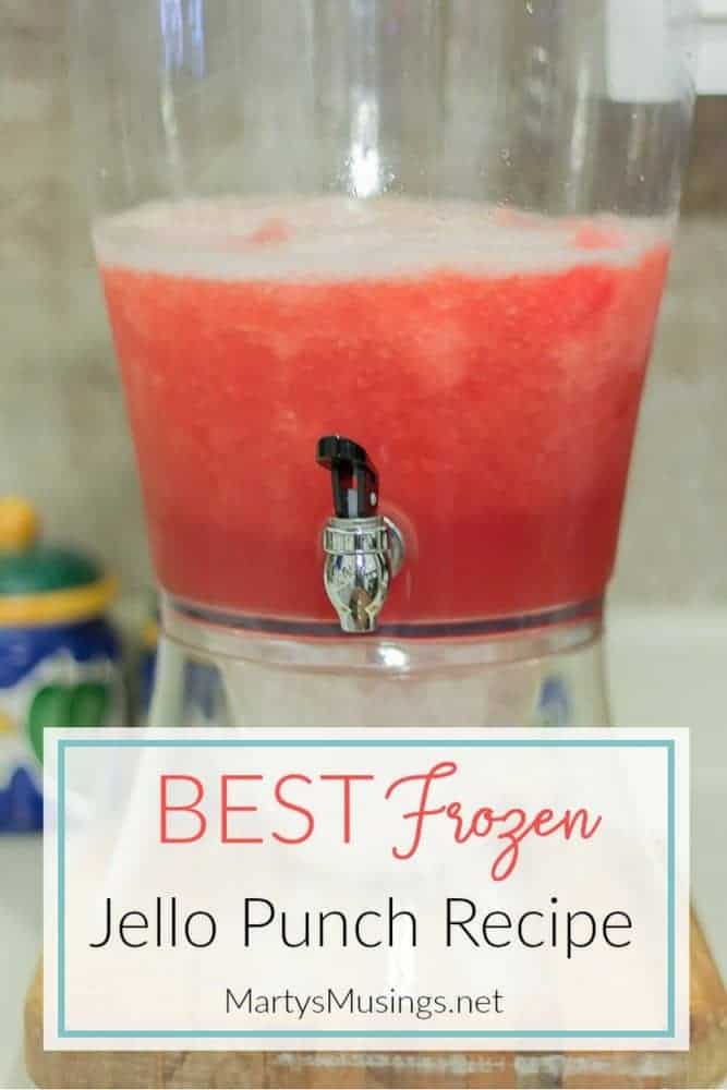 Frozen Jello Punch Recipe: Make Ahead and Freeze!