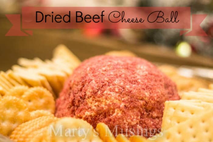 Dried Beef Cheese Ball from Marty's Musings