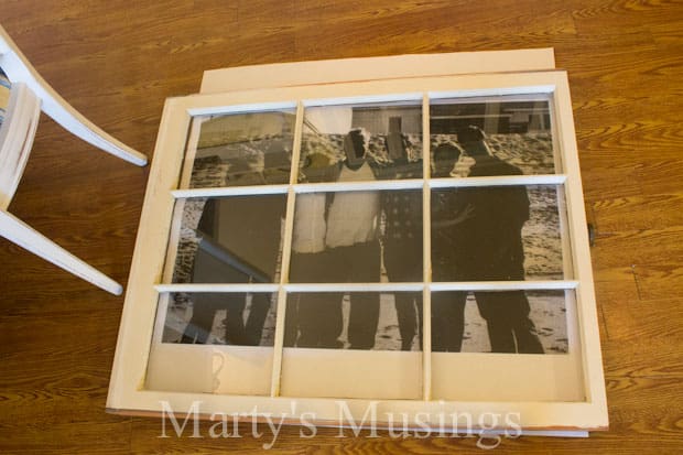 Old Window Photo Frame from Marty's Musings