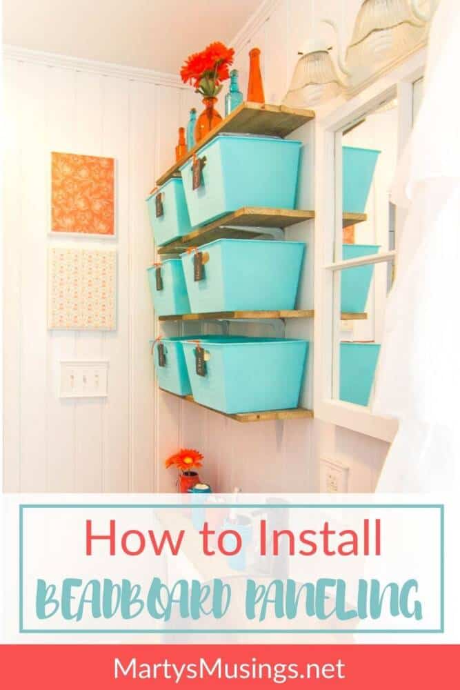 Install bead board walls the easy way (tips to do it on a budget)