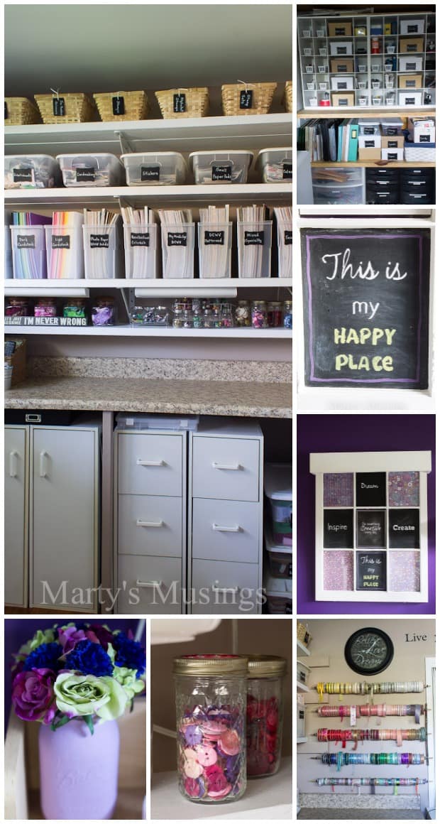 Craft Room Organization - Sugar Bee Crafts