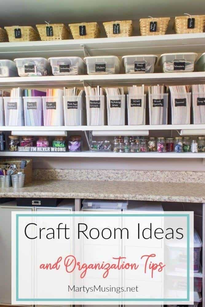 How to Create an Organized Craft Room - Design Improvised