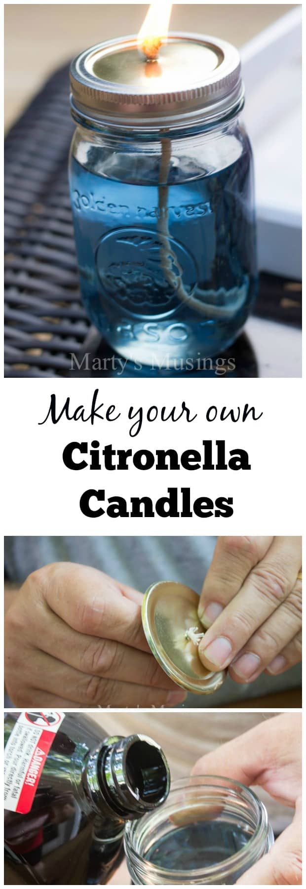 Make your own Citronella Candles - Marty's Musings