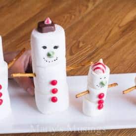 Marshmallow Snowman Craft - Marty's Musings