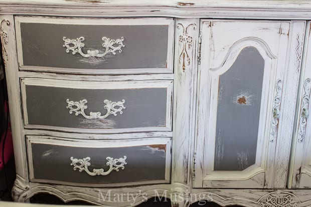 How to Chalk Paint Furniture - Marty's Musings