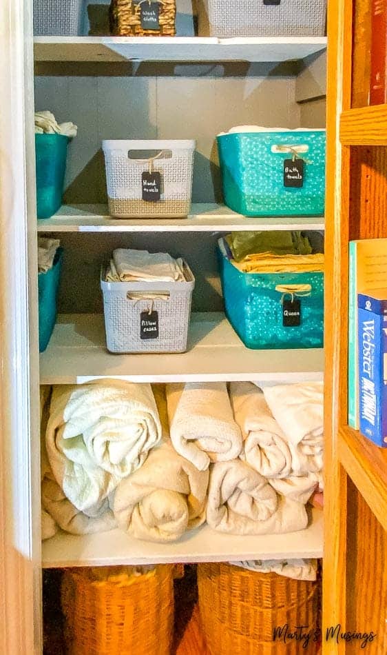 Small Linen Closet Organization: 7 Simple Steps to Make More Room!