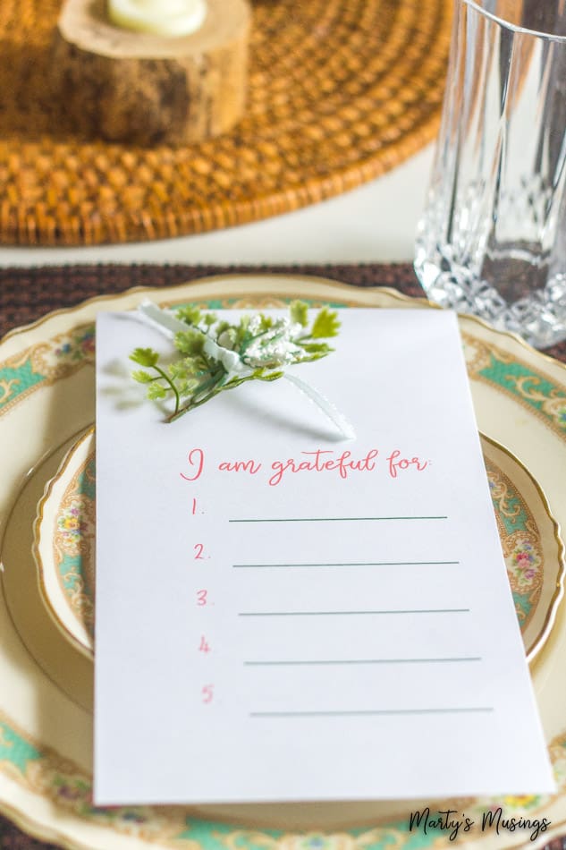 FREE Thanksgiving Printable: Practice Gratitude