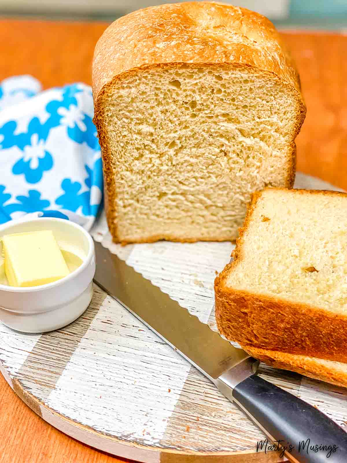 Bread Machine White Bread Recipe - Marty's Musings