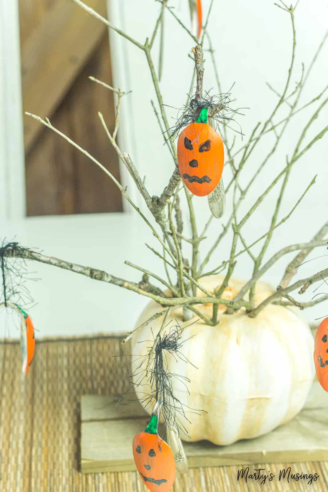 Spooky Spoons Halloween Centerpiece - Marty's Musings