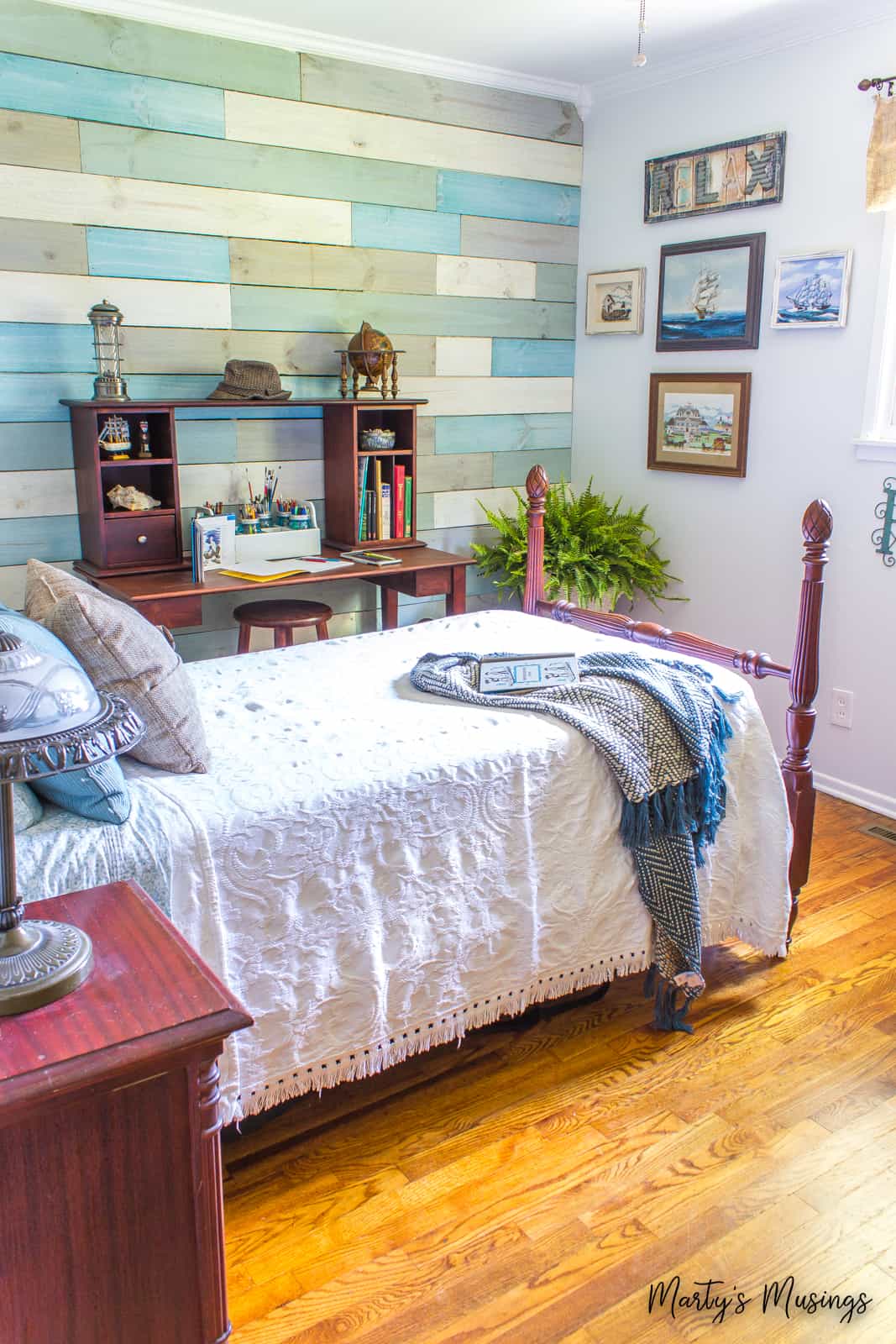 love the color of this bed  Iron bed, Bedroom turquoise, Home bedroom